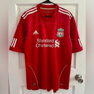 Liverpool FC vintage Adidas home football shirt, sz L